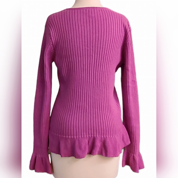 American Living size L purple top - Picture 2 of 7